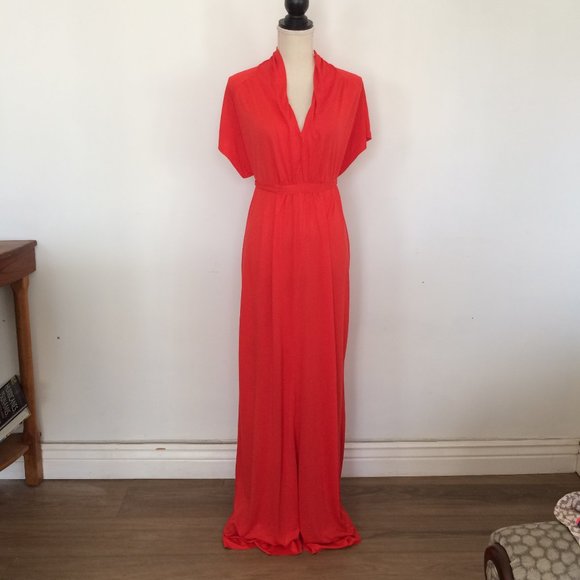 French Connection Jersey Maxi Dress US 12 - Picture 1 of 10